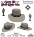 Second Life Marketplace - Santa Fe Trail Rider Hat Pearl